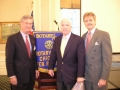 Rick Roberts with Sen. John  McCain and Rotary One President David Templin.