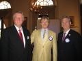 Rick with Arol Augsberger, Rotary President for 2008-09, and David Templin, President for 2007-08.