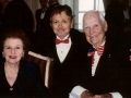 Rotary One members Shirley Stratton (Wife of late Illinois Governor William Stratton) and Pat O'Malley (former President of the Canteen corporation) with Horizons Communications Group principal Rick Roberts.