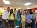 With crew & Staff at Ada S. McKinley Head Start Program