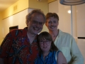 Rick Roberts with screen writer Michael Chatlien and his novelist wife Ruth.